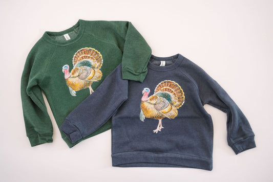 Thanksgiving Turkey | Kids Pullover | RTS-Sister Shirts-Sister Shirts, Cute & Custom Tees for Mama & Littles in Trussville, Alabama.