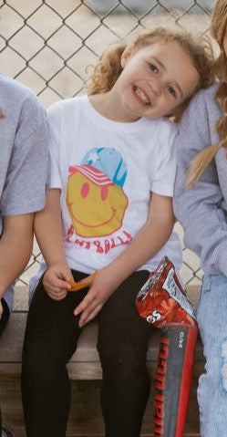Play Ball Happy | Tee | Kids-Kids Tees-Sister Shirts-Sister Shirts, Cute & Custom Tees for Mama & Littles in Trussville, Alabama.