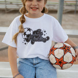Customizable Groovy Soccer | Kids Tee-Youth - Tops - Tees-Sister Shirts-Sister Shirts, Cute & Custom Tees for Mama & Littles in Trussville, Alabama.