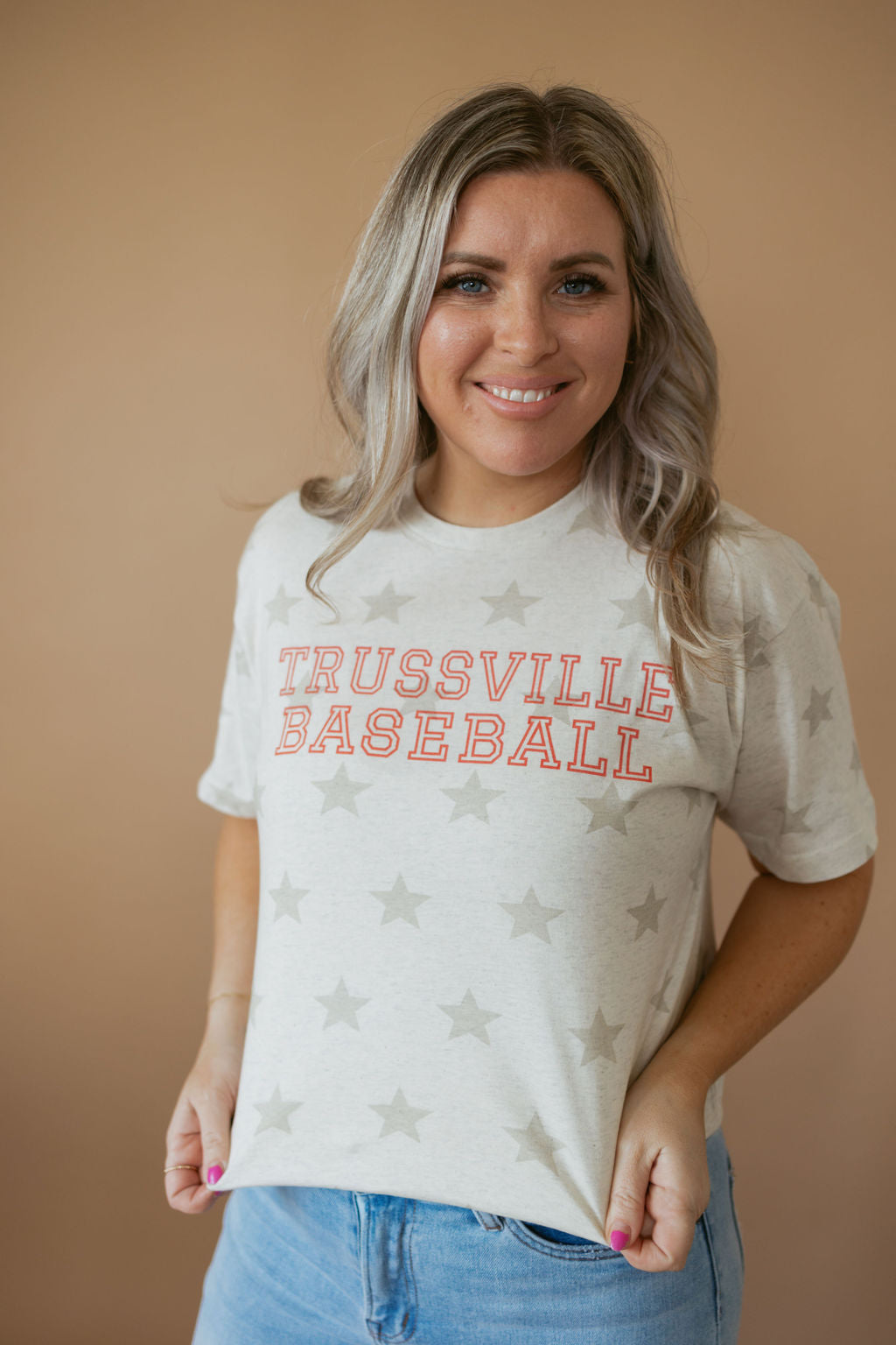Customizable Open Varsity | Star Tee | Adult-Sister Shirts-Sister Shirts, Cute & Custom Tees for Mama & Littles in Trussville, Alabama.