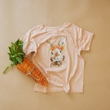 Watercolor Floral Bunny | Kids Tee-Youth - Tops - Tees-Sister Shirts-Sister Shirts, Cute & Custom Tees for Mama & Littles in Trussville, Alabama.