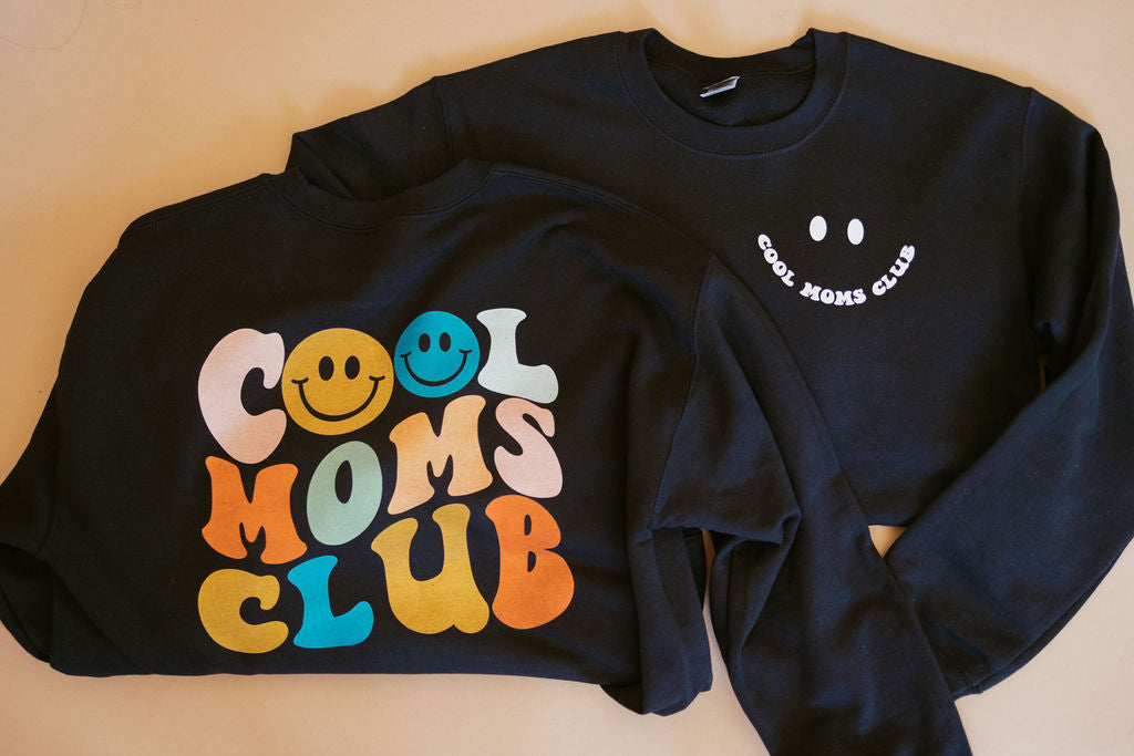 Cool Moms Club | Adult Crewneck | RTS-Adult Crewneck-Sister Shirts-Sister Shirts, Cute & Custom Tees for Mama & Littles in Trussville, Alabama.