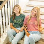 Thankful Gold Foil | Adult Tee-Womens - Tops - Tees-Sister Shirts-Sister Shirts, Cute & Custom Tees for Mama & Littles in Trussville, Alabama.