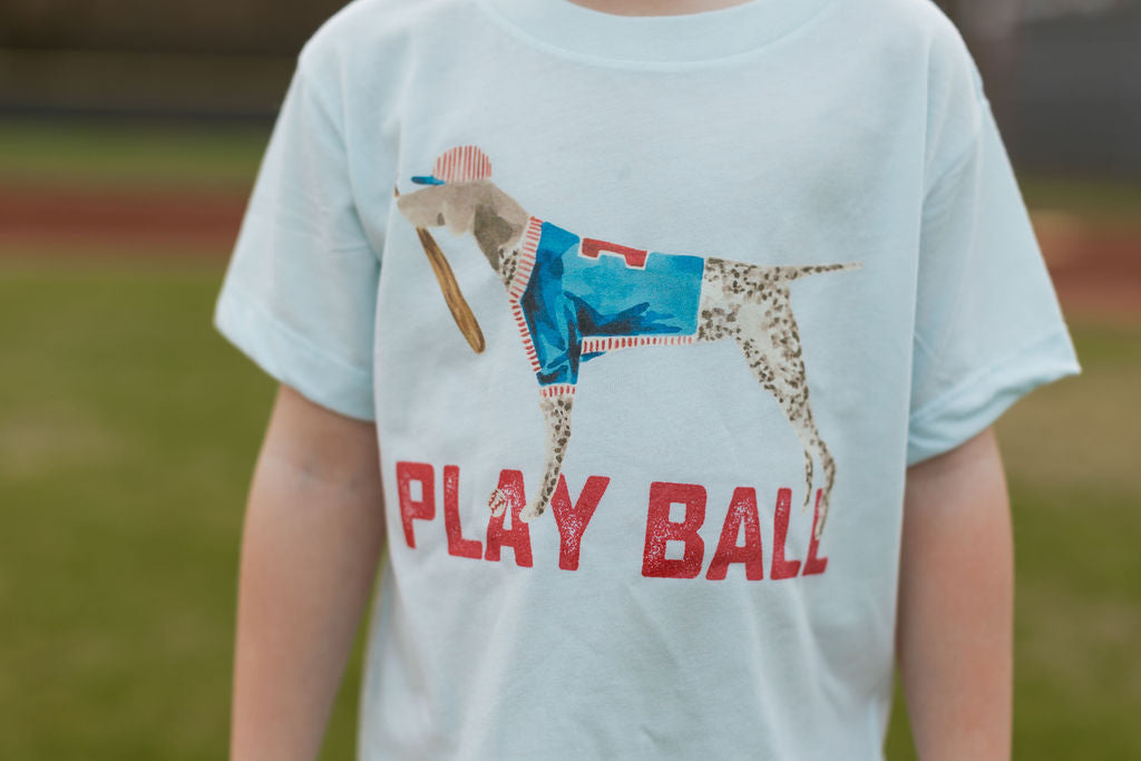 Play Ball Pup | Tee | Kids-Kids Tees-Sister Shirts-Sister Shirts, Cute & Custom Tees for Mama & Littles in Trussville, Alabama.