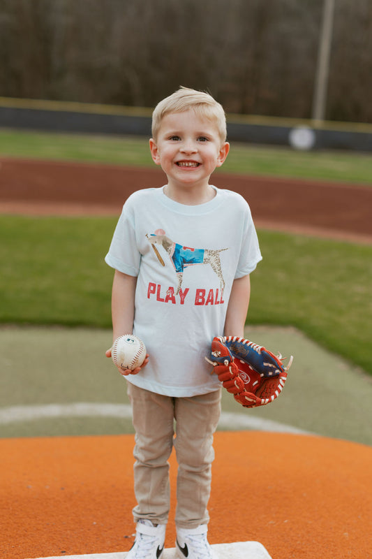 Play Ball Pup | Tee | Kids-Kids Tees-Sister Shirts-Sister Shirts, Cute & Custom Tees for Mama & Littles in Trussville, Alabama.