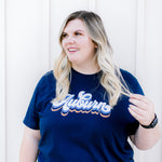 Groovy Auburn | Adult Tee-Womens - Tops - Tees-Sister Shirts-Sister Shirts, Cute & Custom Tees for Mama & Littles in Trussville, Alabama.