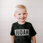 Customizable Black Star Name Block | Kids Tee-Youth - Tops - Tees-Sister Shirts-Sister Shirts, Cute & Custom Tees for Mama & Littles in Trussville, Alabama.