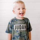 Customizable Camo Name Block | Kids Tee-Youth - Tops - Tees-Sister Shirts-Sister Shirts, Cute & Custom Tees for Mama & Littles in Trussville, Alabama.
