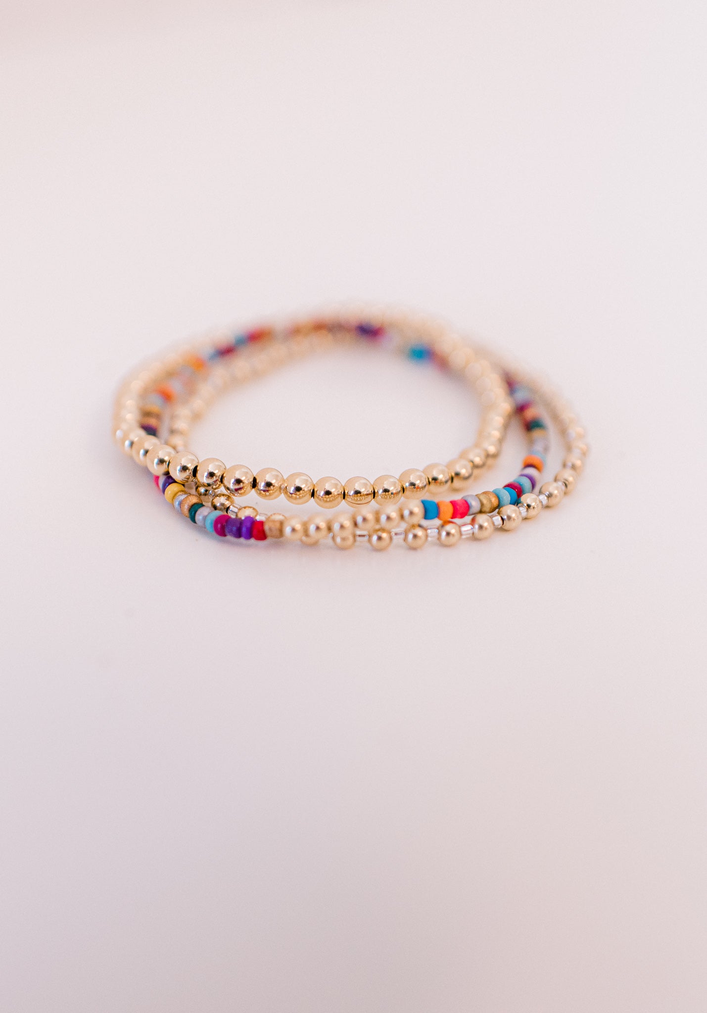 Two-Toned Bracelet-Women - Jewelry - Bracelets-JoJo Skye-Sister Shirts, Cute & Custom Tees for Mama & Littles in Trussville, Alabama.
