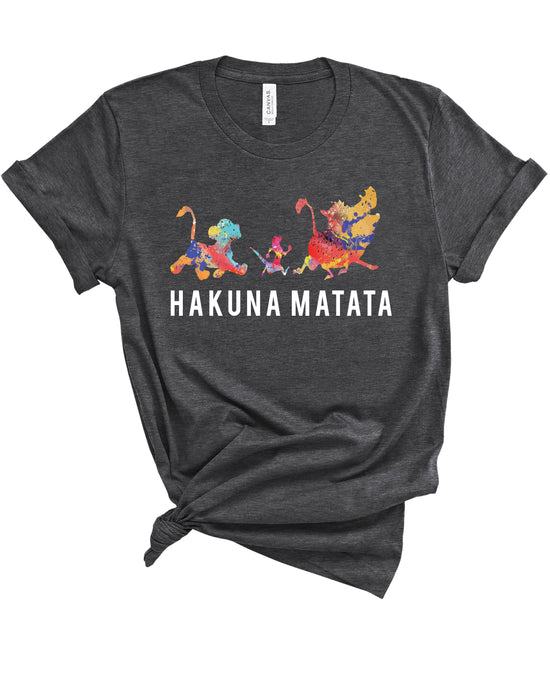 Load image into Gallery viewer, Hakuna Matata Lineup | Tee | Adult-Adult Tee-Sister Shirts-Sister Shirts, Cute &amp;amp; Custom Tees for Mama &amp;amp; Littles in Trussville, Alabama.
