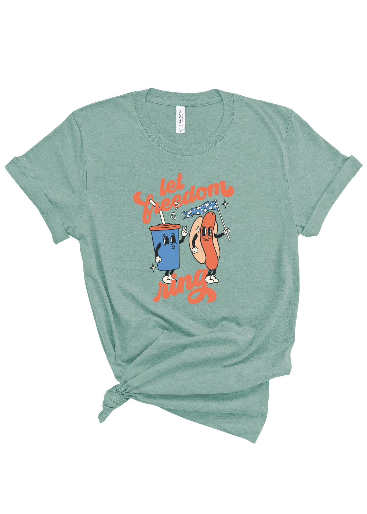 Let Freedom Ring | Adult Tee-Womens - Tops - Tees-Sister Shirts-Sister Shirts, Cute & Custom Tees for Mama & Littles in Trussville, Alabama.