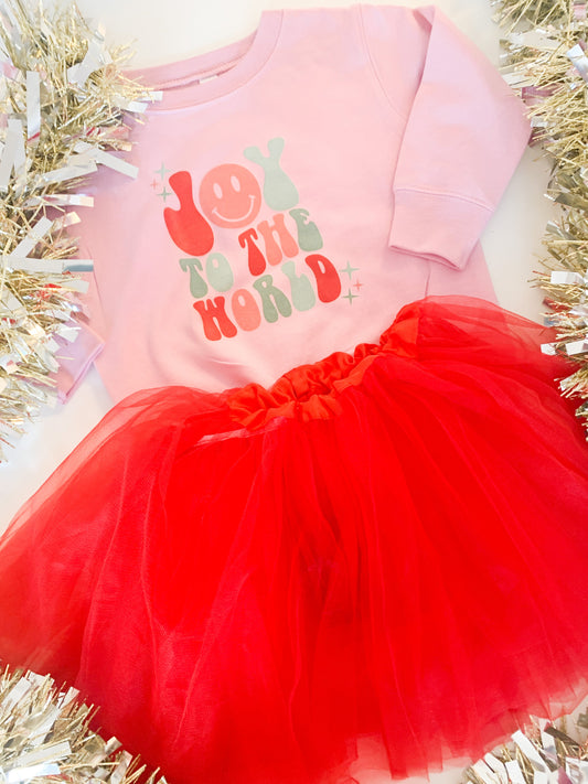 Joy To The World Happy | Kids Pullover-Kids Pullovers-Sister Shirts-Sister Shirts, Cute & Custom Tees for Mama & Littles in Trussville, Alabama.