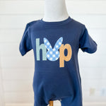 Hop | Boys Romper | RTS-Baby-Sister Shirts-Sister Shirts, Cute & Custom Tees for Mama & Littles in Trussville, Alabama.