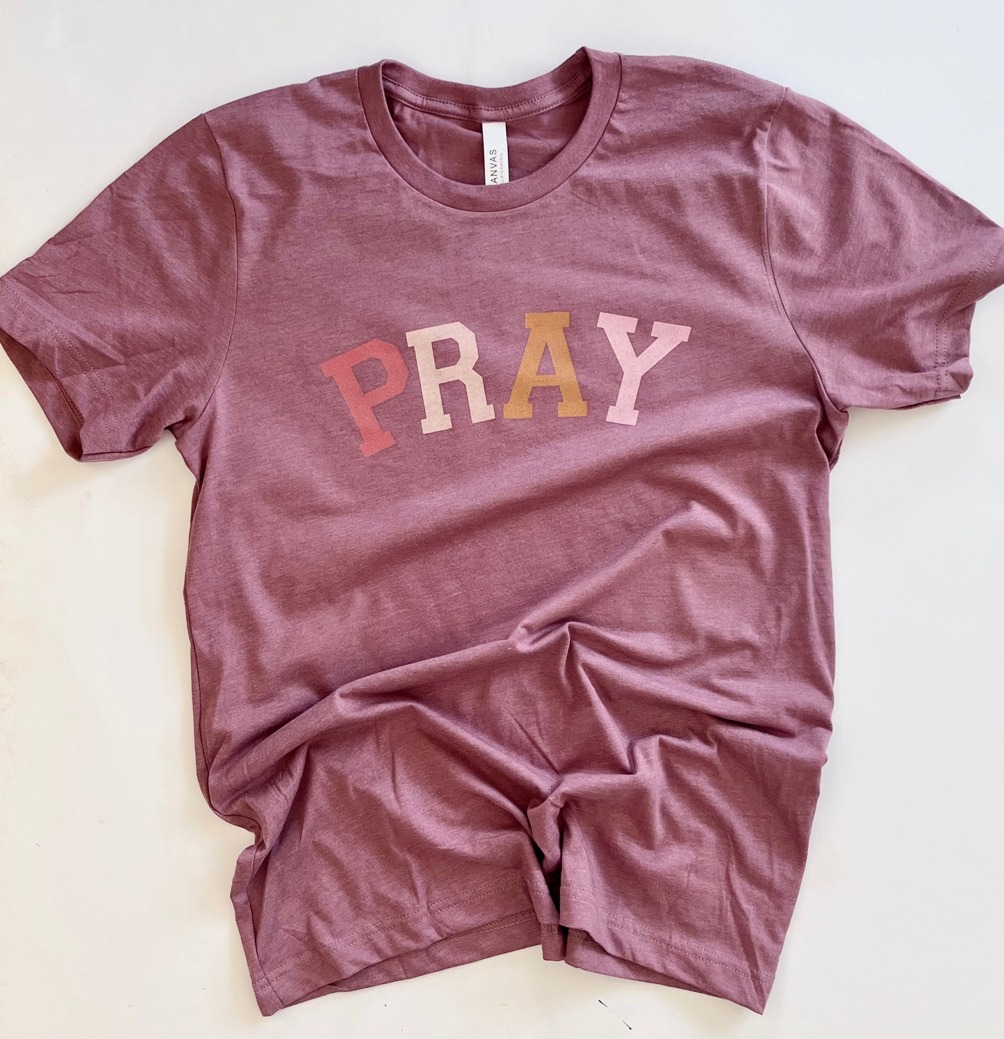 Pray Multi | Adult Tee | RTS-Adult Tee-Sister Shirts-Sister Shirts, Cute & Custom Tees for Mama & Littles in Trussville, Alabama.