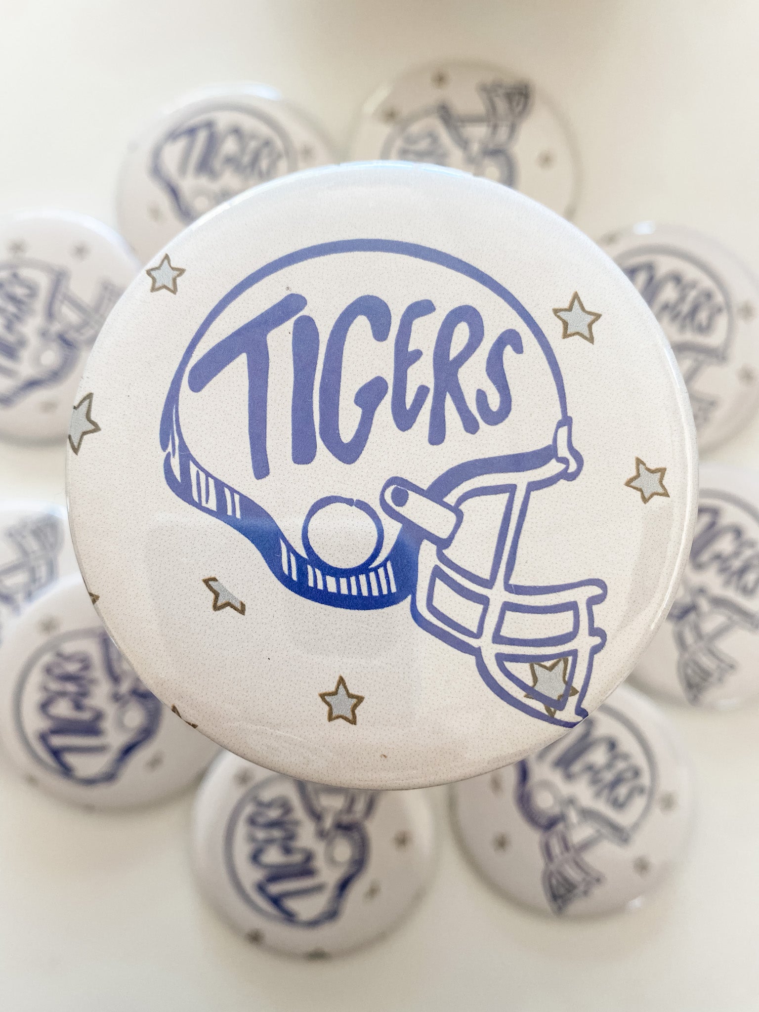 Springville Tigers Game Day Buttons-Accessories-Sister Shirts-Sister Shirts, Cute & Custom Tees for Mama & Littles in Trussville, Alabama.