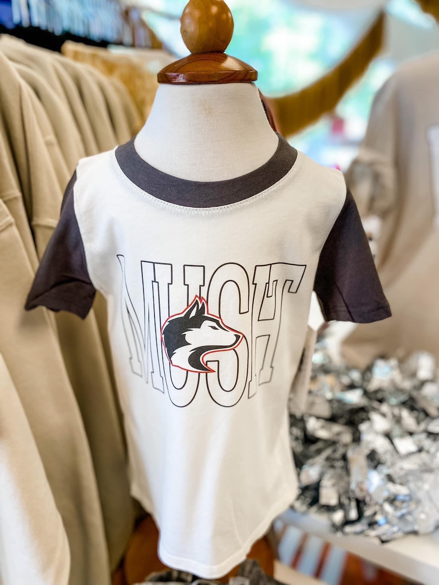 MUSH | Adult Color Block Tee | RTS-Sister Shirts-Sister Shirts, Cute & Custom Tees for Mama & Littles in Trussville, Alabama.