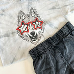 Huskies Glasses | Kids Tie Dye Tee-Youth - Tops - Tees-Sister Shirts-Sister Shirts, Cute & Custom Tees for Mama & Littles in Trussville, Alabama.