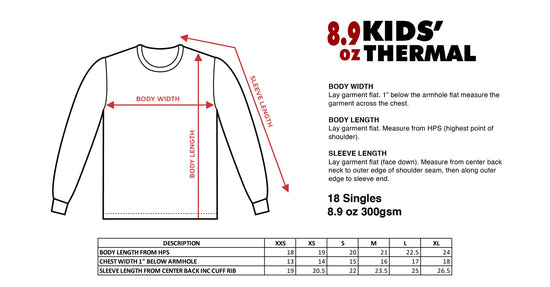 Husky Hoops | Kids Thermal | RTS-Kids Crewneck-Sister Shirts-Sister Shirts, Cute & Custom Tees for Mama & Littles in Trussville, Alabama.