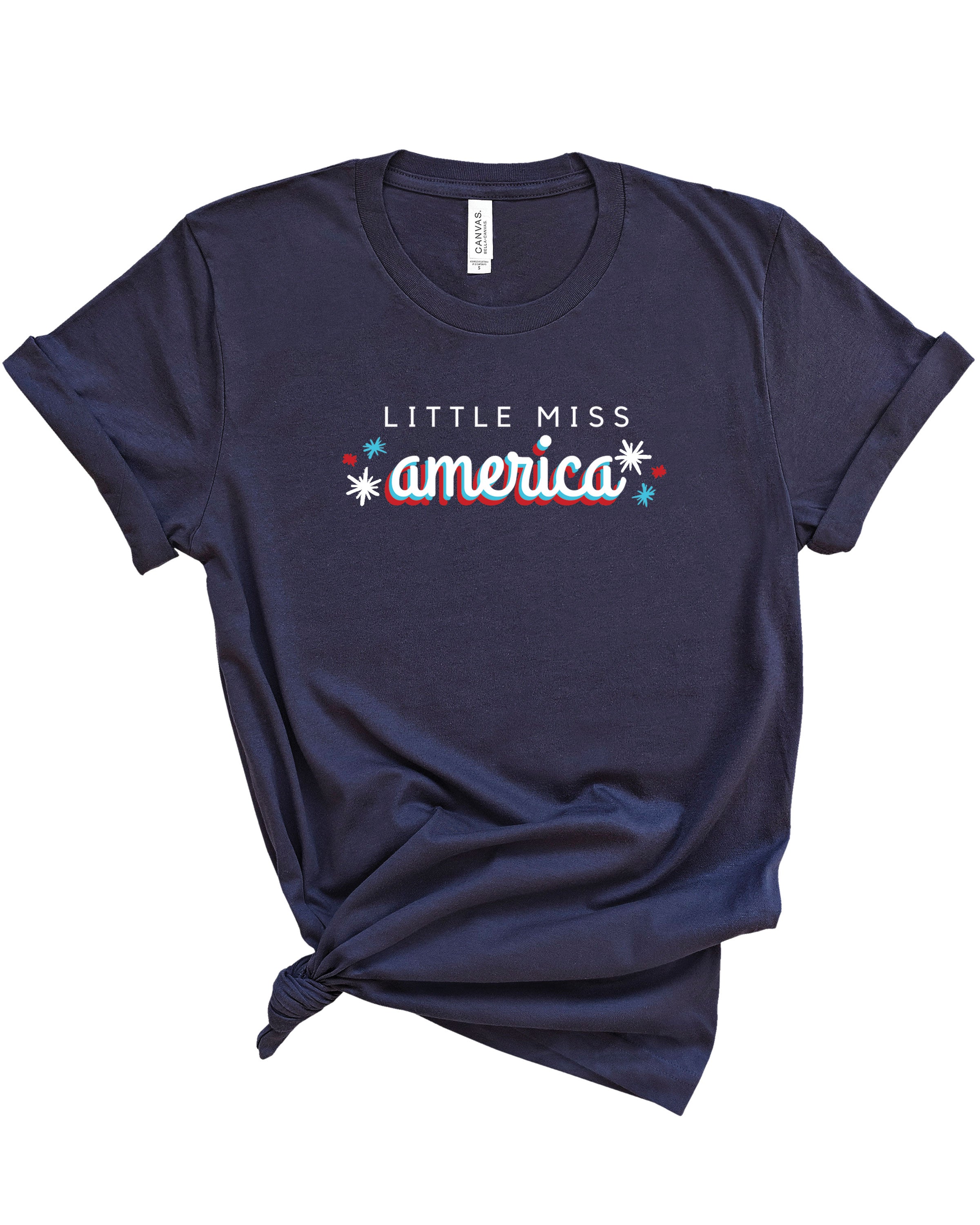 Little Miss America | Adult Tee-Adult Tee-Sister Shirts-Sister Shirts, Cute & Custom Tees for Mama & Littles in Trussville, Alabama.