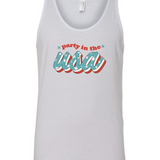Party in the USA | Adult Tank-Adult Tank-Sister Shirts-Sister Shirts, Cute & Custom Tees for Mama & Littles in Trussville, Alabama.