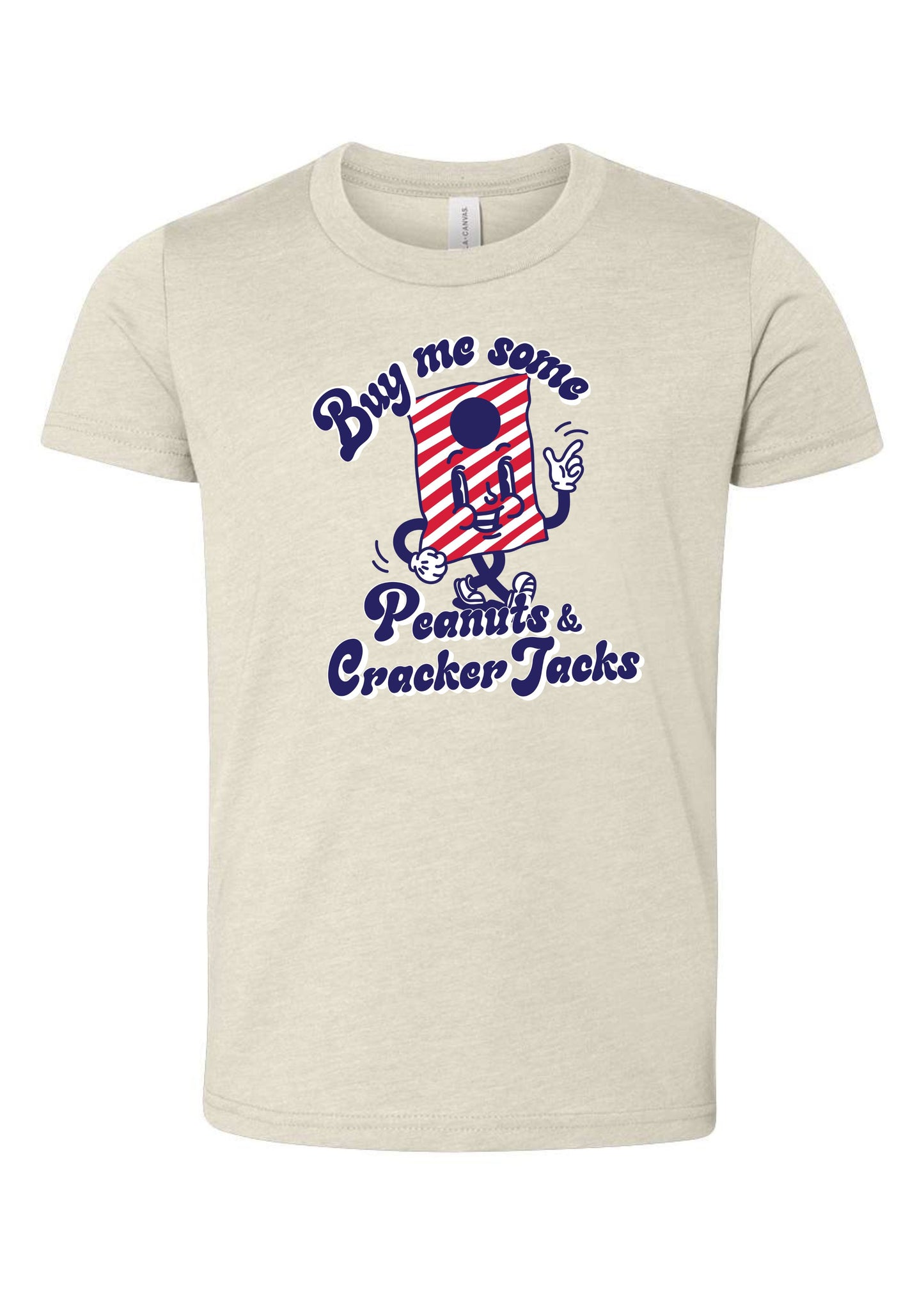 Load image into Gallery viewer, Peanuts + Cracker Jacks | Tee | Kids-Kids Tees-Sister Shirts-Sister Shirts, Cute &amp;amp; Custom Tees for Mama &amp;amp; Littles in Trussville, Alabama.
