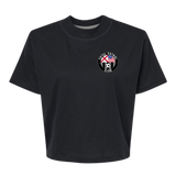 Total Futbol | Mom Crop Tee-Womens - Tops - Tees-Sister Shirts-Sister Shirts, Cute & Custom Tees for Mama & Littles in Trussville, Alabama.