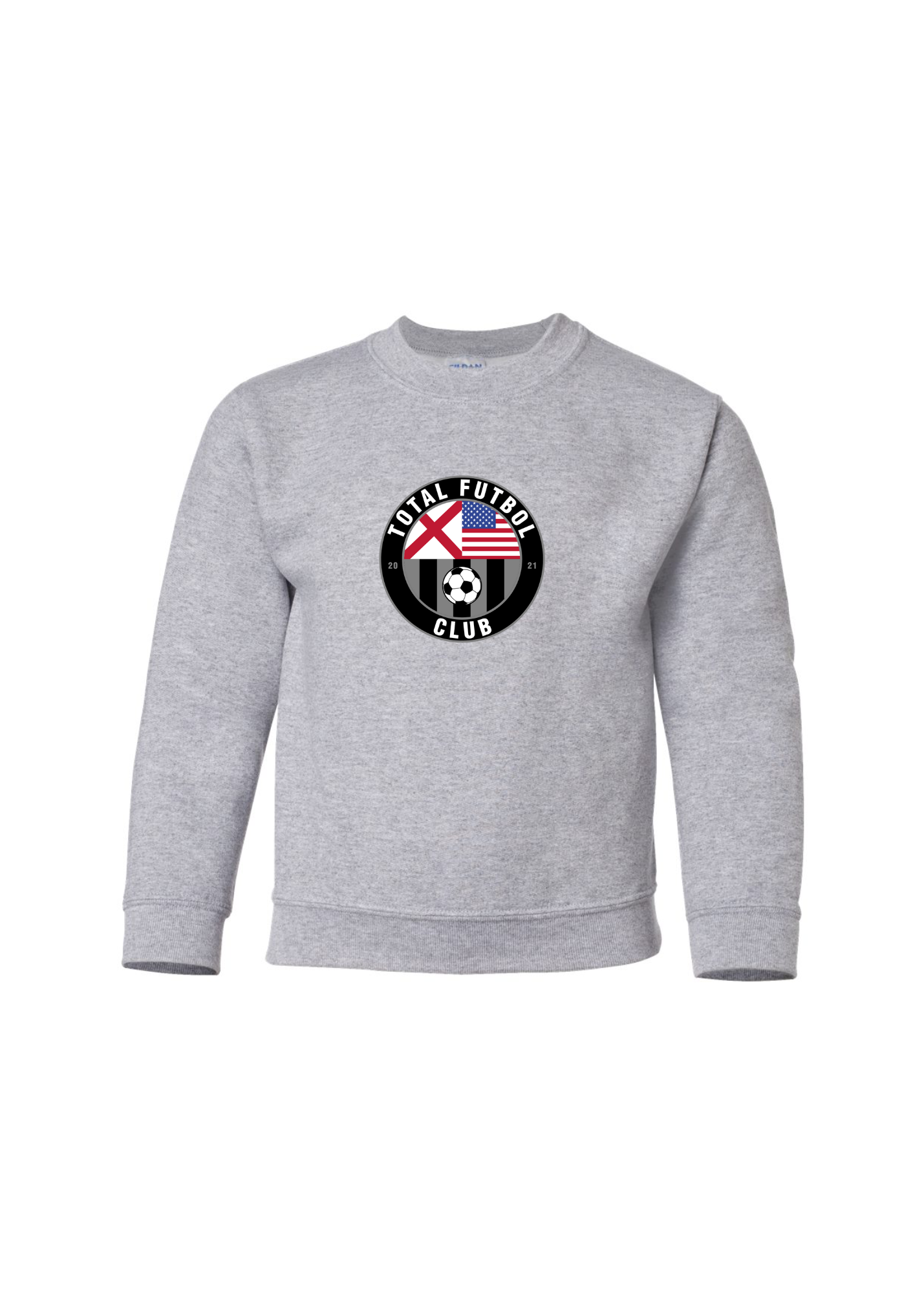 Total Futbol | Kids Crewneck-Youth - Tops - Sweatshirts-Sister Shirts-Sister Shirts, Cute & Custom Tees for Mama & Littles in Trussville, Alabama.
