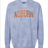 Auburn Foil | Adult Colorblast Crewneck-Women - Tops - Crewnecks-Sister Shirts-Sister Shirts, Cute & Custom Tees for Mama & Littles in Trussville, Alabama.