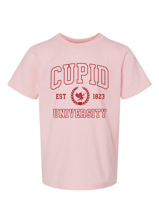 Cupid University | Kids Tee-Kids Tees-Sister Shirts-Sister Shirts, Cute & Custom Tees for Mama & Littles in Trussville, Alabama.