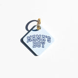 MAMA'S BOY Pastel Acrylic Pet Tag-Pet-Freshwater Design Co.-Sister Shirts, Cute & Custom Tees for Mama & Littles in Trussville, Alabama.