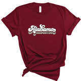 Groovy Alabama | Adult Tee-Womens - Tops - Tees-Sister Shirts-Sister Shirts, Cute & Custom Tees for Mama & Littles in Trussville, Alabama.