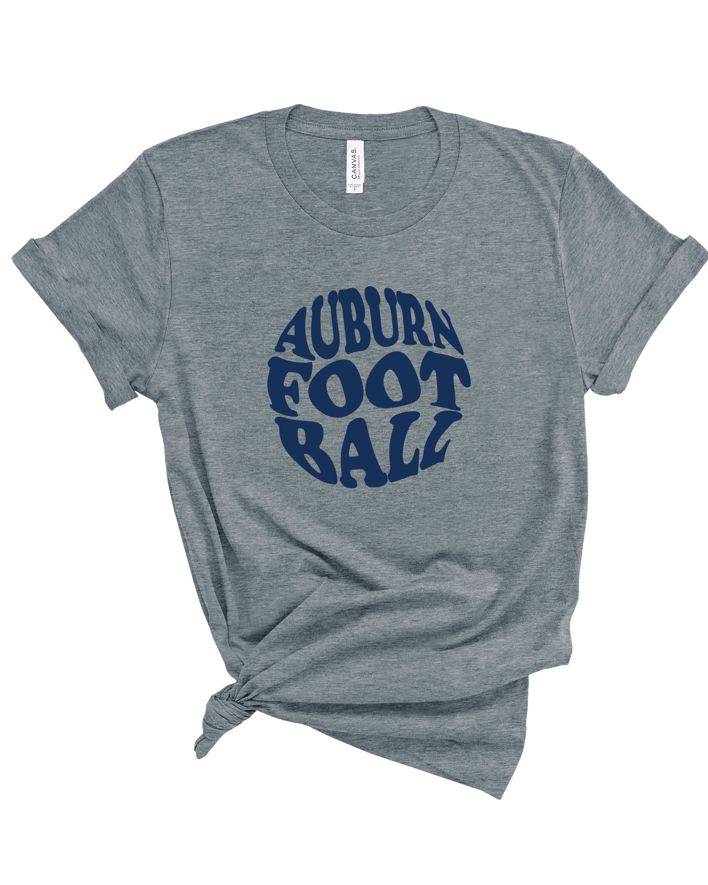 Auburn Circle Football | Adult Tee-Womens - Tops - Tees-Sister Shirts-Sister Shirts, Cute & Custom Tees for Mama & Littles in Trussville, Alabama.