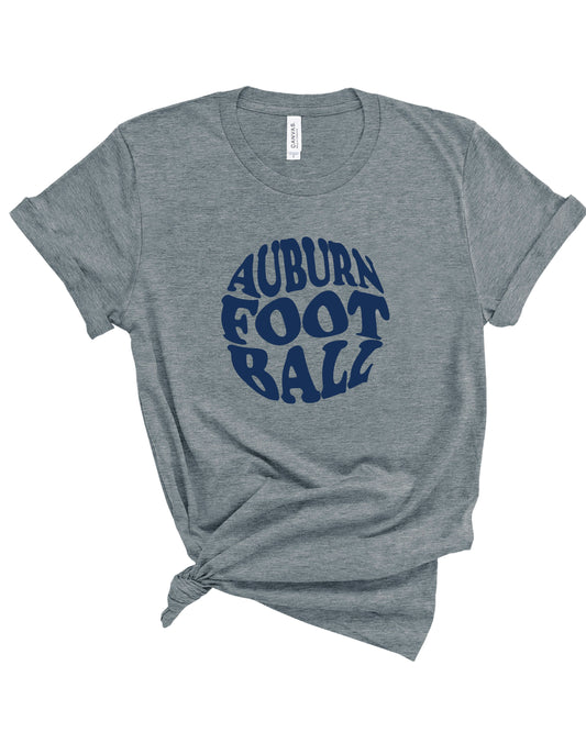 Auburn Circle Football | Adult Tee-Adult Tee-Sister Shirts-Sister Shirts, Cute & Custom Tees for Mama & Littles in Trussville, Alabama.