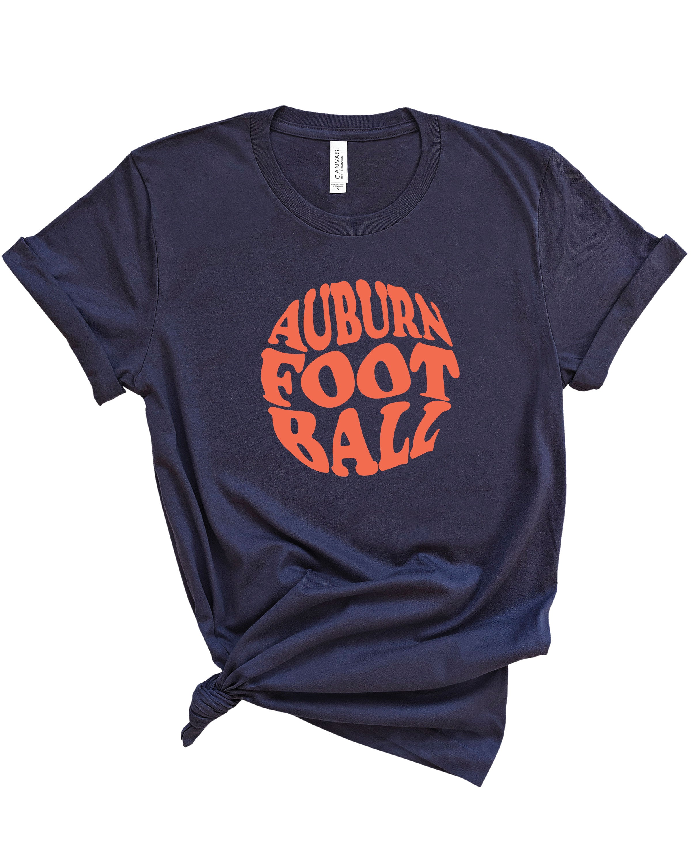Auburn Circle Football | Adult Tee-Womens - Tops - Tees-Sister Shirts-Sister Shirts, Cute & Custom Tees for Mama & Littles in Trussville, Alabama.