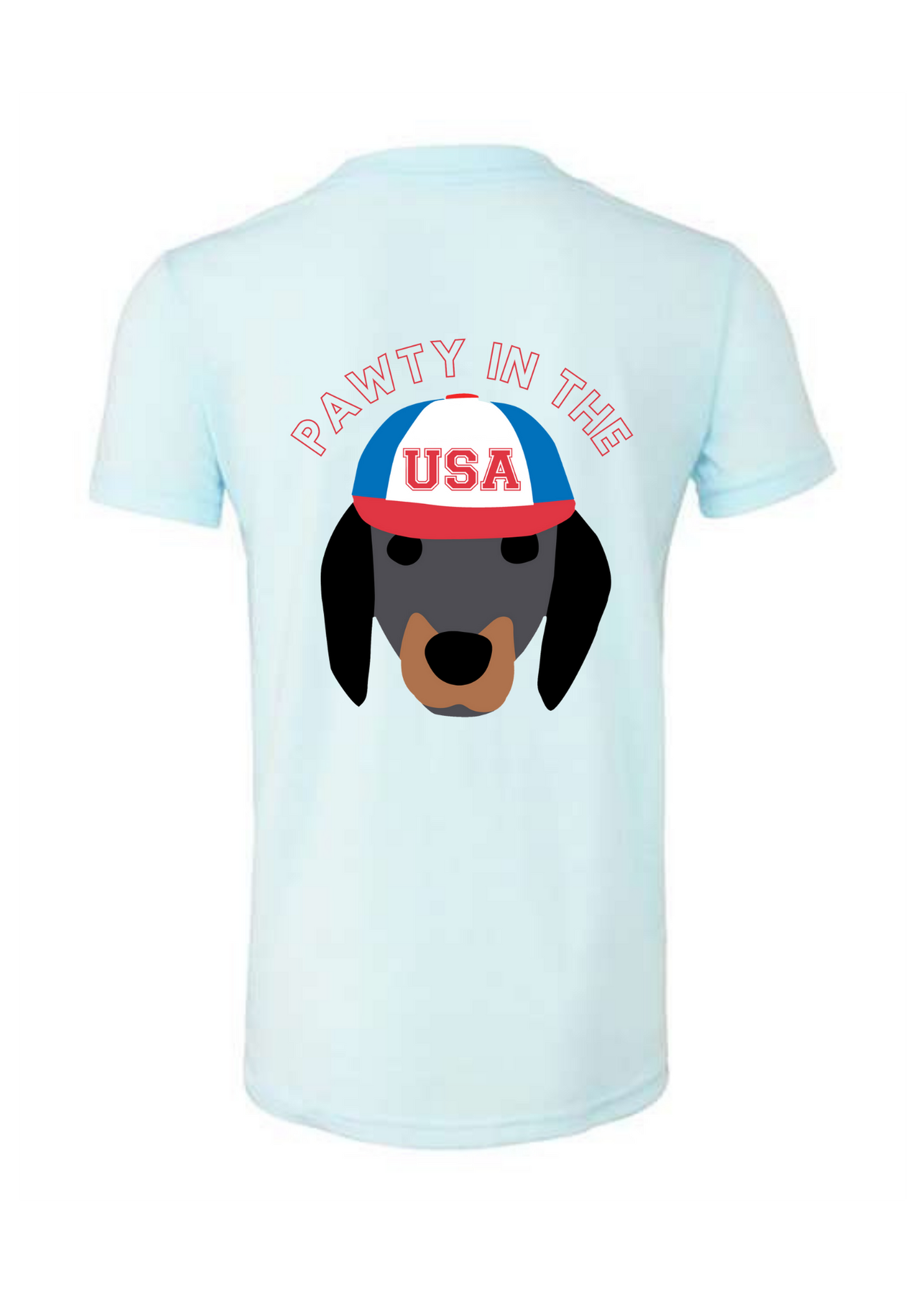 Pawty in the USA | Kids Tee | RTS-Sister Shirts-Sister Shirts, Cute & Custom Tees for Mama & Littles in Trussville, Alabama.