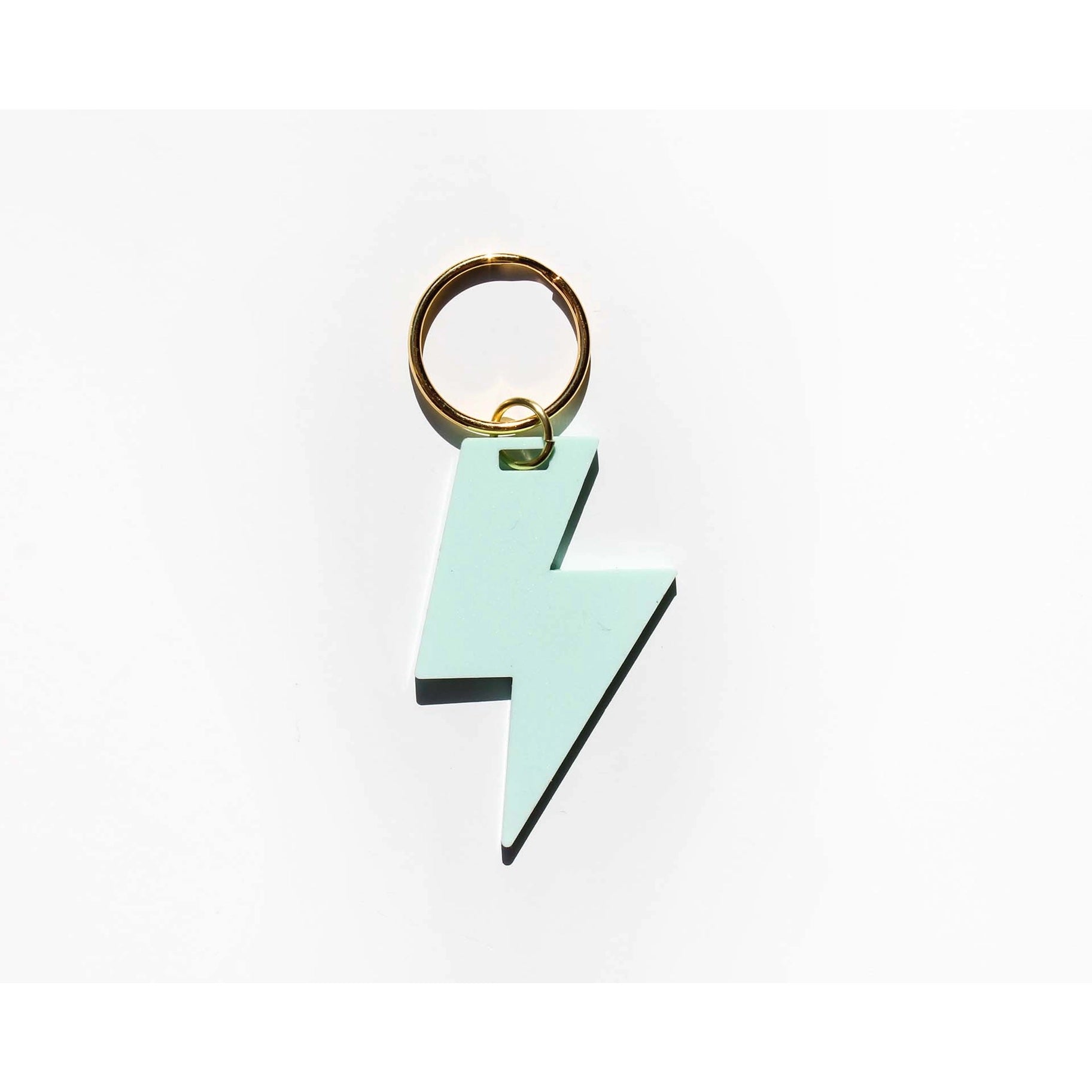 Bolt Pastel Acrylic Keychain-women - bag - keychains-Freshwater Design Co.-Sister Shirts, Cute & Custom Tees for Mama & Littles in Trussville, Alabama.