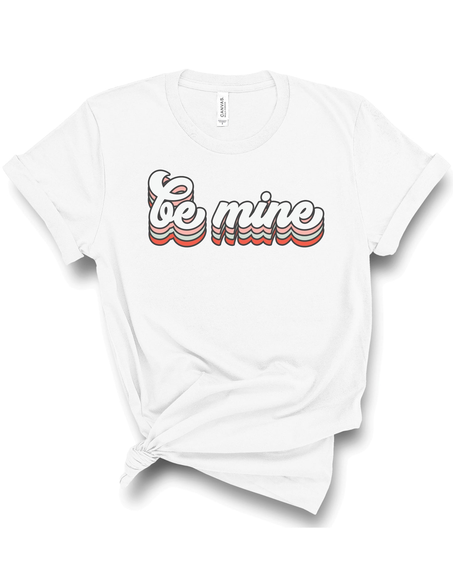 Be Mine Groovy | Adult Tee | RTS-Adult Tee-Sister Shirts-Sister Shirts, Cute & Custom Tees for Mama & Littles in Trussville, Alabama.