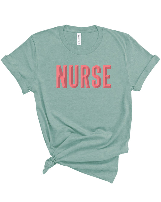 Beveled Nurse | Tee | Adult-Sister Shirts-Sister Shirts, Cute & Custom Tees for Mama & Littles in Trussville, Alabama.