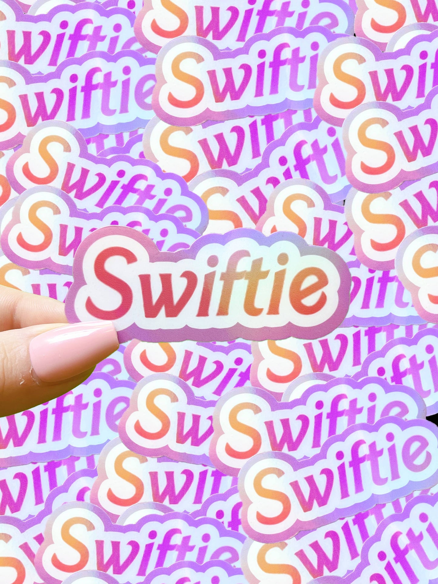 Taylor Swift Inspired Waterproof Sticker | Swiftie III-Sticker-Typo Lettering Co-Sister Shirts, Cute & Custom Tees for Mama & Littles in Trussville, Alabama.