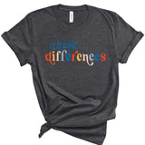 Celebrate Differences | Adult Tee-Womens - Tops - Tees-Sister Shirts-Sister Shirts, Cute & Custom Tees for Mama & Littles in Trussville, Alabama.