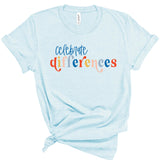 Celebrate Differences | Adult Tee-Womens - Tops - Tees-Sister Shirts-Sister Shirts, Cute & Custom Tees for Mama & Littles in Trussville, Alabama.
