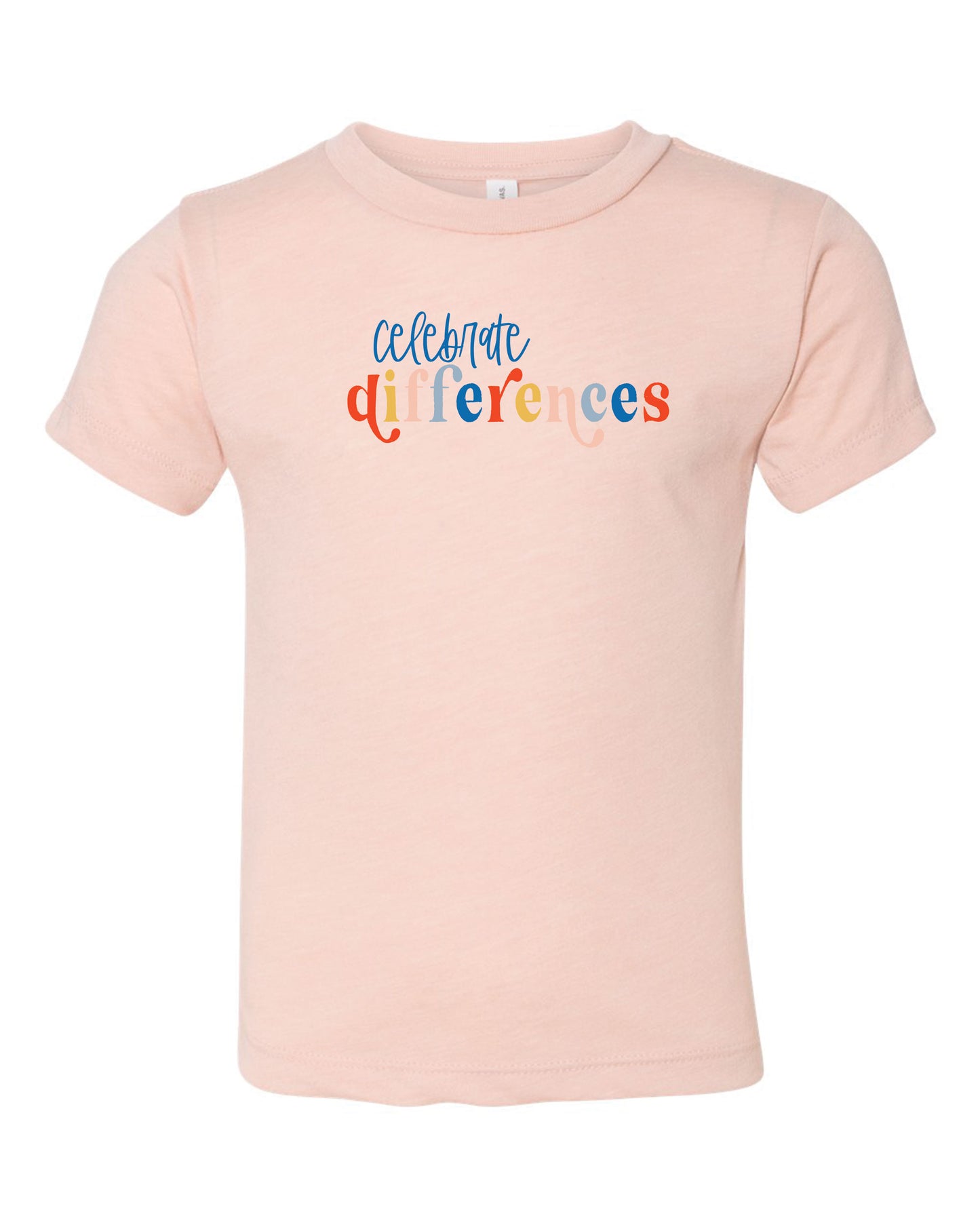 Celebrate Differences | Kids Tee-Kids Tees-Sister Shirts-Sister Shirts, Cute & Custom Tees for Mama & Littles in Trussville, Alabama.