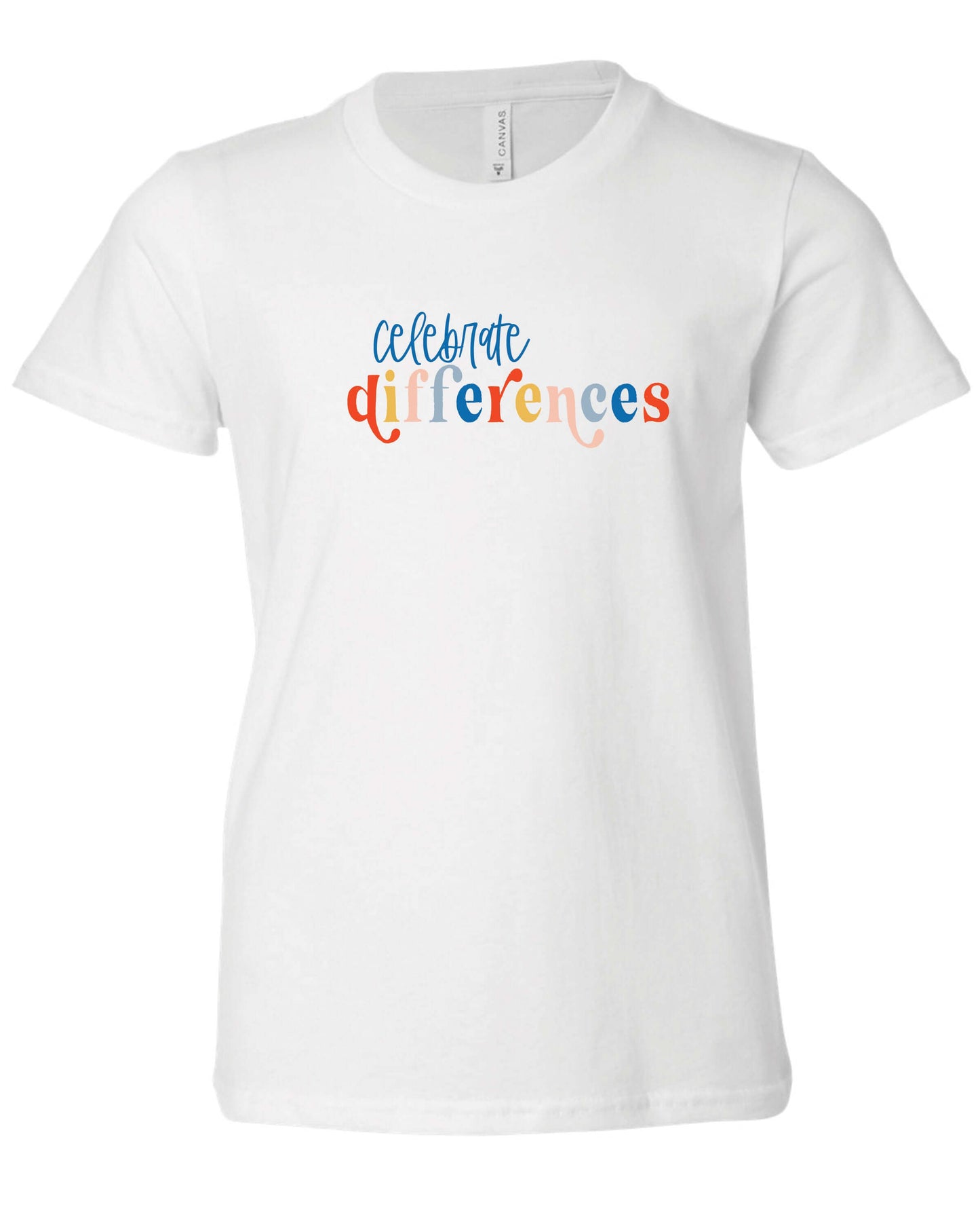 Celebrate Differences | Kids Tee-Kids Tees-Sister Shirts-Sister Shirts, Cute & Custom Tees for Mama & Littles in Trussville, Alabama.