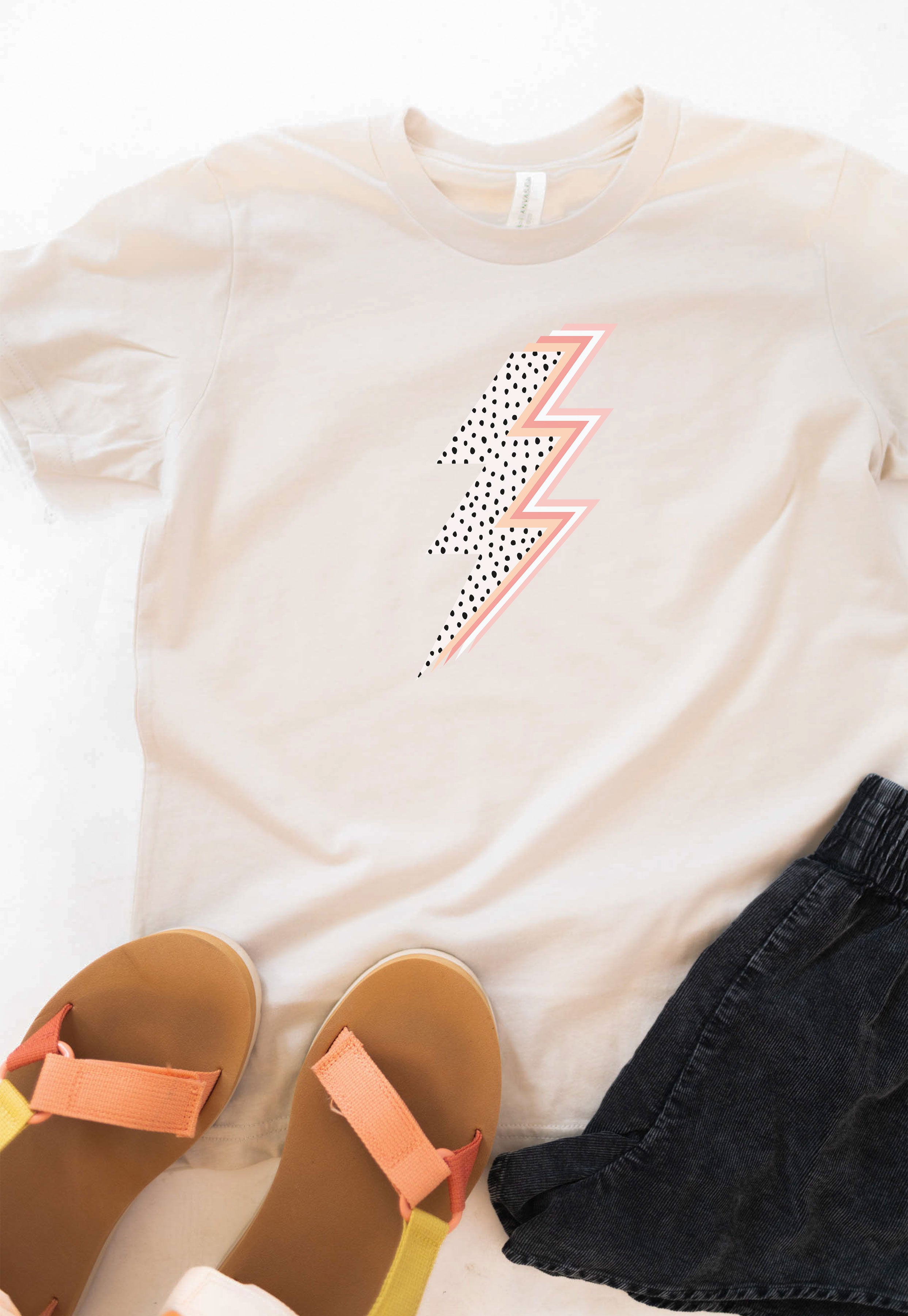 Spotted Bolt | Kids Tee-Youth - Tops - Tees-Sister Shirts-Sister Shirts, Cute & Custom Tees for Mama & Littles in Trussville, Alabama.