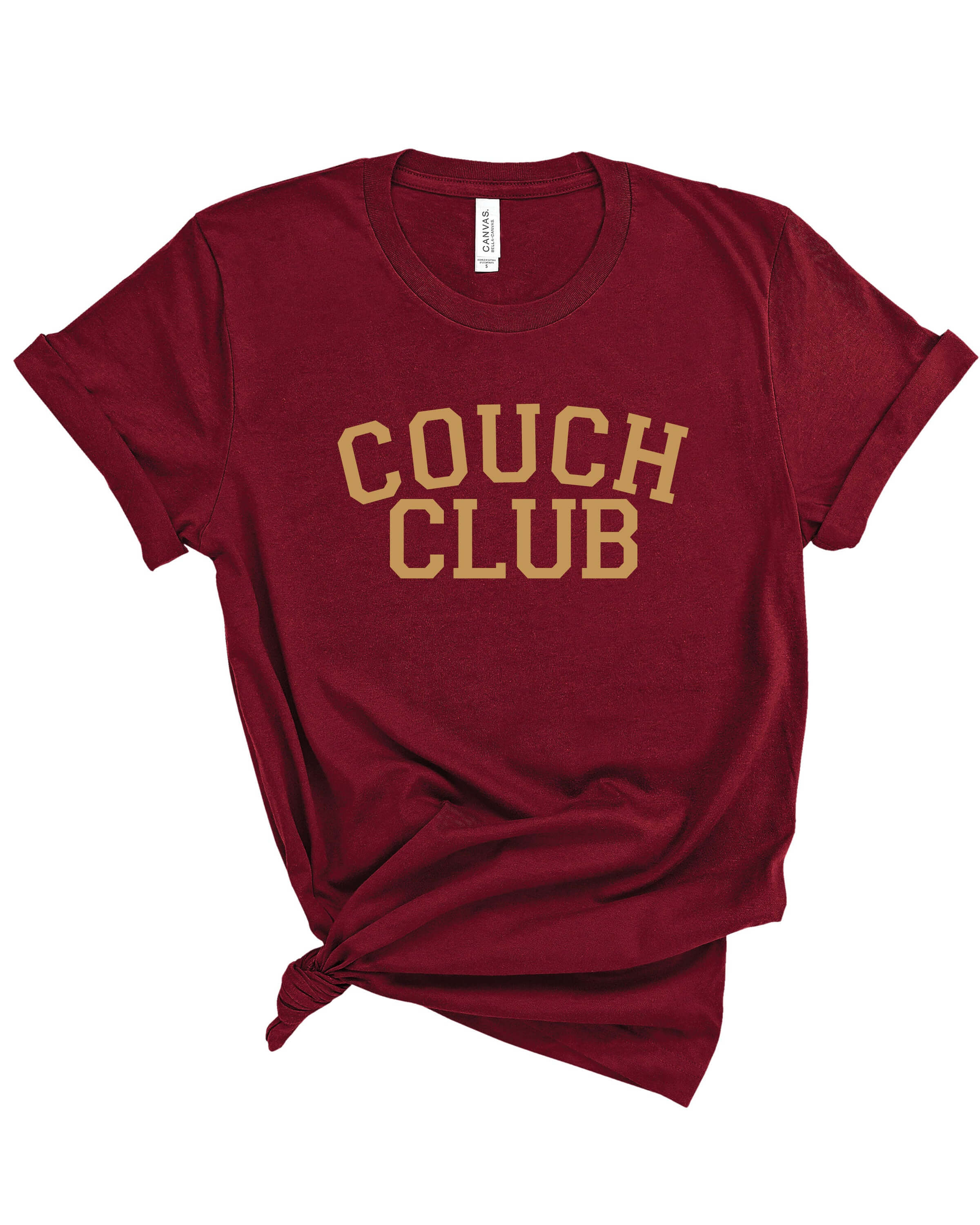 Couch Club | Adult Tee-Womens - Tops - Tees-Sister Shirts-Sister Shirts, Cute & Custom Tees for Mama & Littles in Trussville, Alabama.