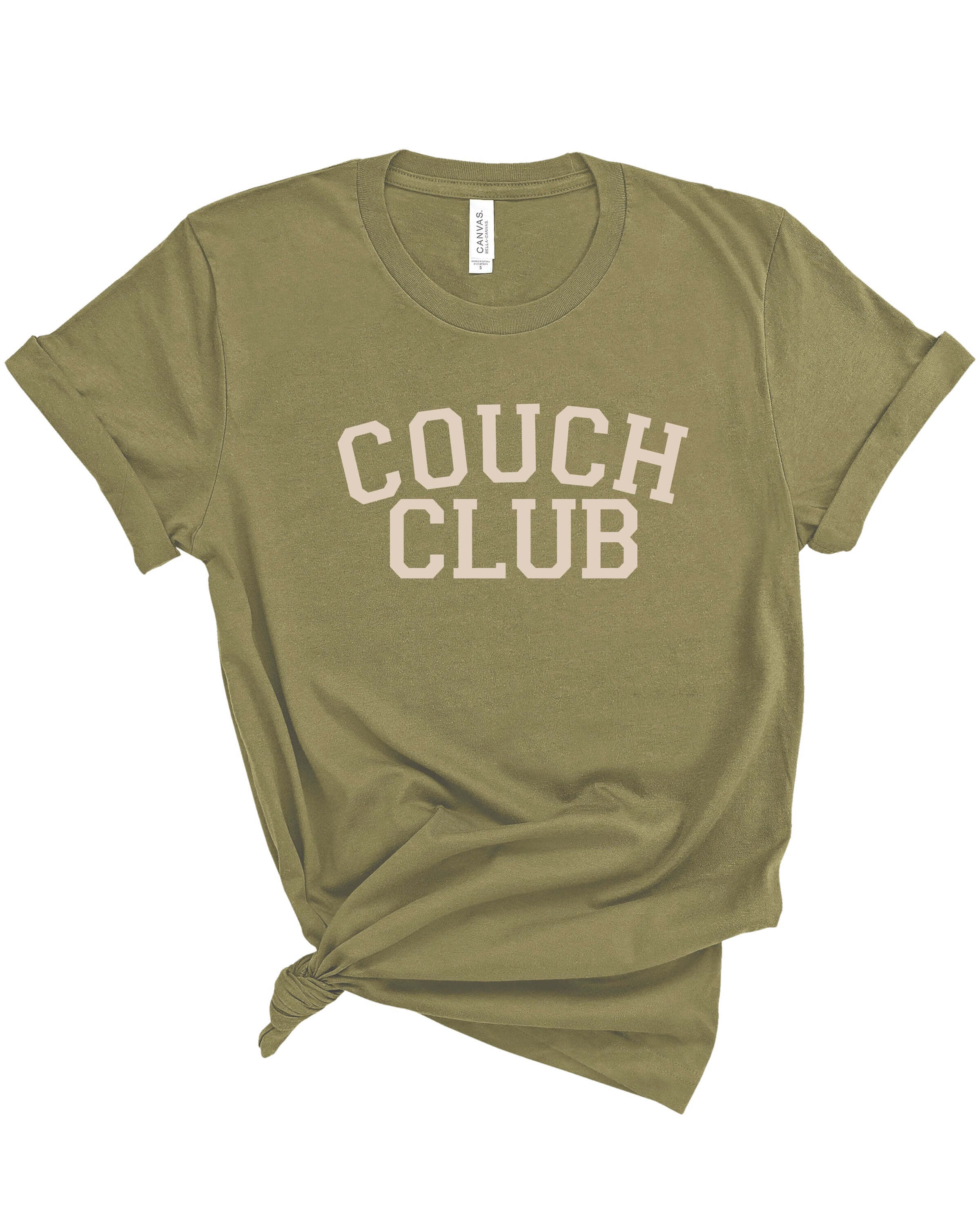 Couch Club | Adult Tee-Womens - Tops - Tees-Sister Shirts-Sister Shirts, Cute & Custom Tees for Mama & Littles in Trussville, Alabama.