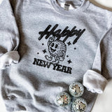 New Year Cutie | Kids Crewneck-Kids Crewneck-Sister Shirts-Sister Shirts, Cute & Custom Tees for Mama & Littles in Trussville, Alabama.