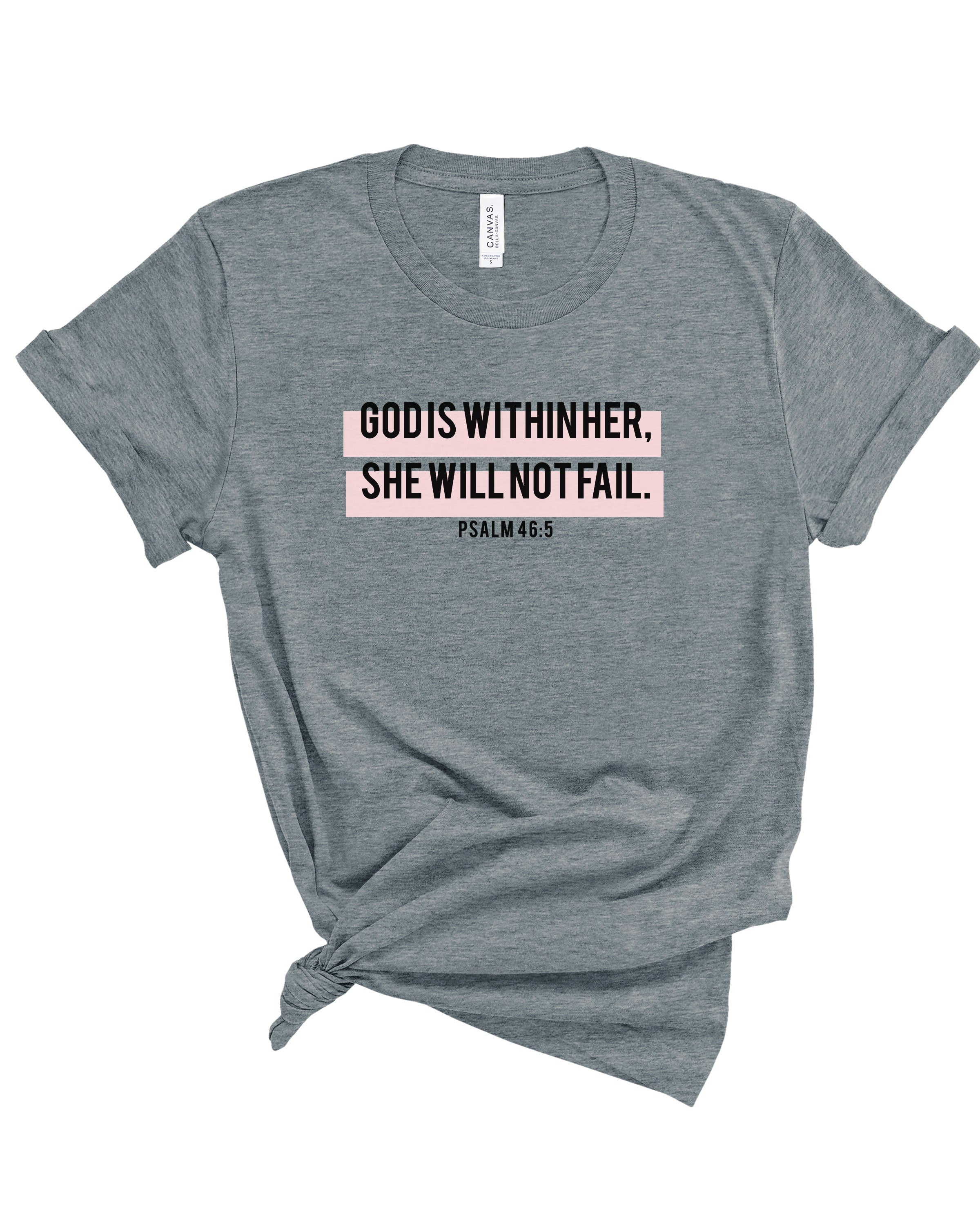 God is Within Her | Kids Tee-Youth - Tops - Tees-Sister Shirts-Sister Shirts, Cute & Custom Tees for Mama & Littles in Trussville, Alabama.