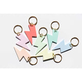 Bolt Pastel Acrylic Keychain-women - bag - keychains-Freshwater Design Co.-Sister Shirts, Cute & Custom Tees for Mama & Littles in Trussville, Alabama.