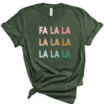 FA LA LA | Kids Tee-Kids Tees-Sister Shirts-Sister Shirts, Cute & Custom Tees for Mama & Littles in Trussville, Alabama.